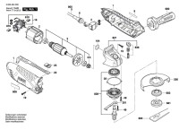 Bosch 3 603 A64 000 Pws 720-115 Angle Grinder 230 V / Eu Spare Parts